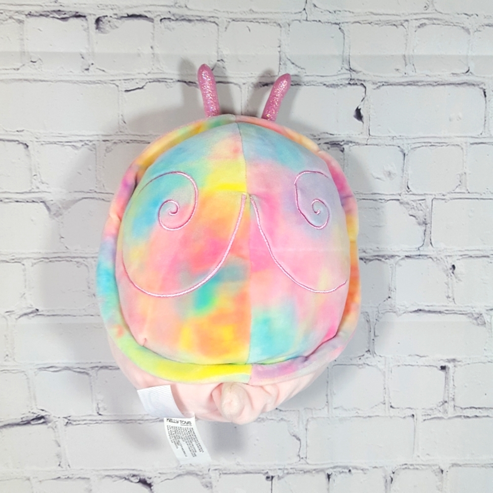 Squishmallows Silvinia The Snail Tie Dye Plush EUC